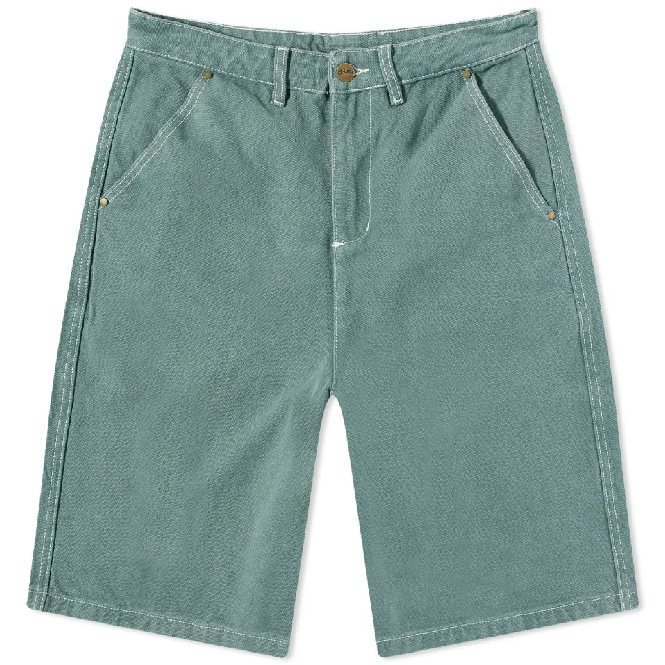Washed Canvas Work Shorts
