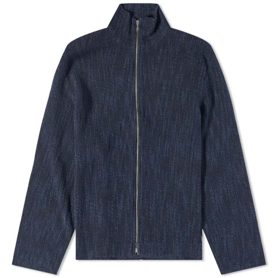 Checked Zip Track Shirt