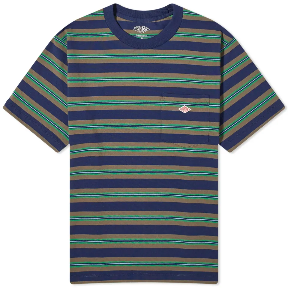 Stripe Pocket T-Shirt