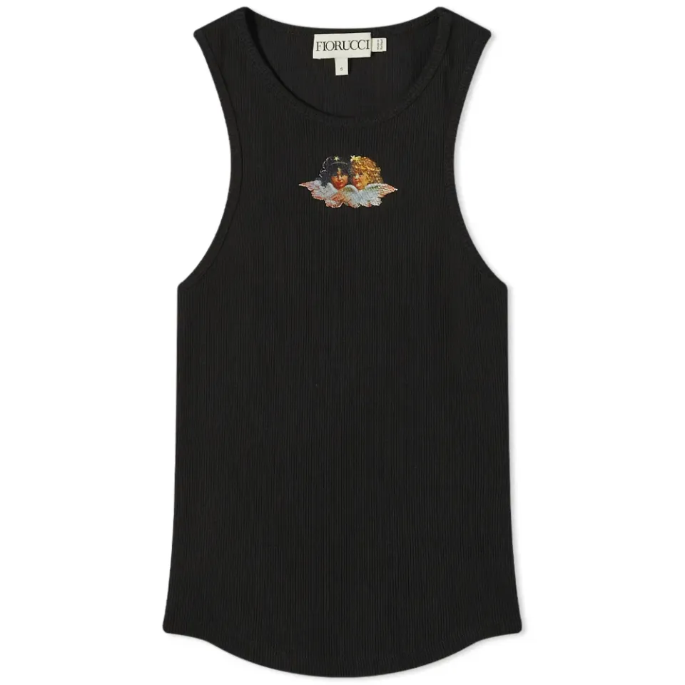 Icon Angels Ribbed Cropped Vest