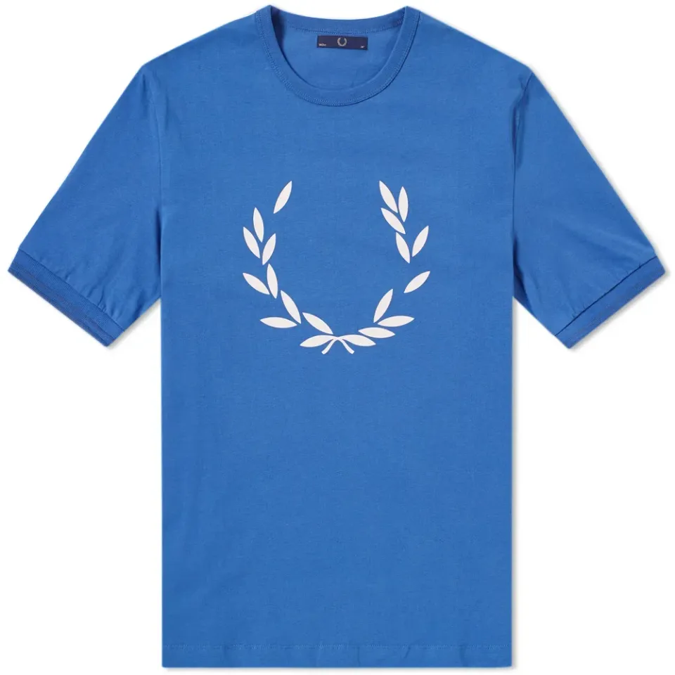 Fred Perry Laurel Partial Printed Tee