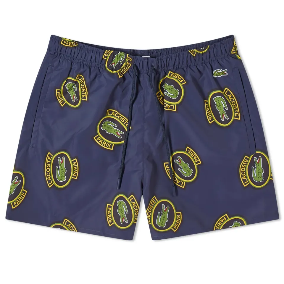 Paris All Over Logo Swim Shorts