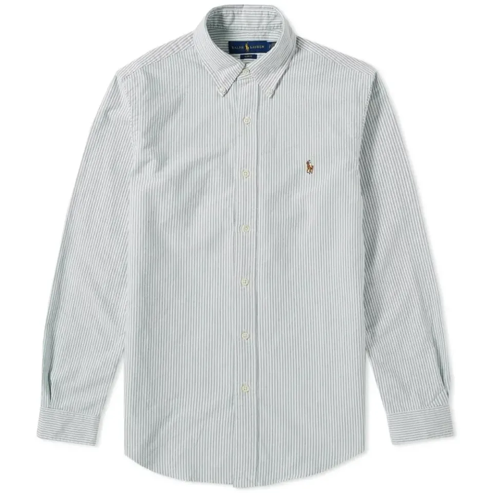 Button Down Stripe Oxford Shirt