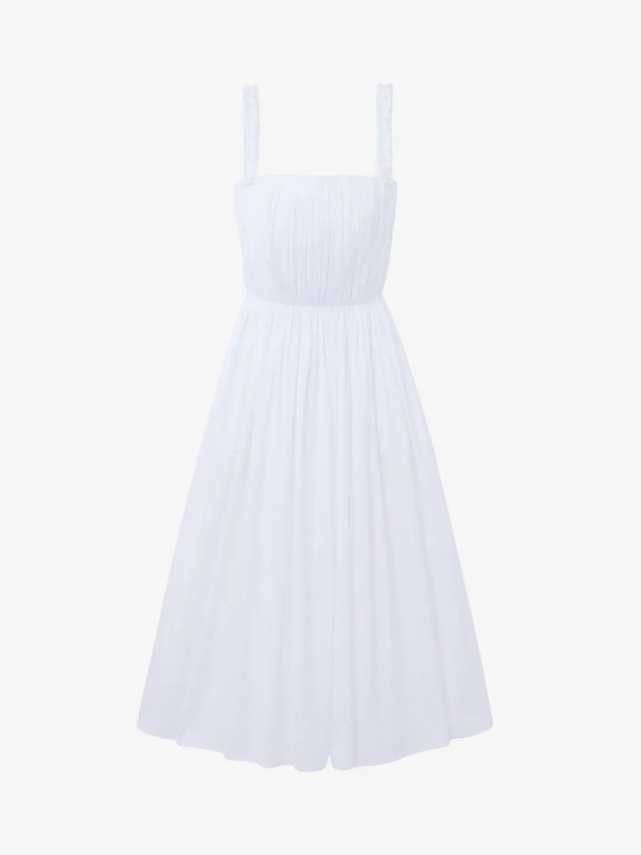 Gathered Midi Dress