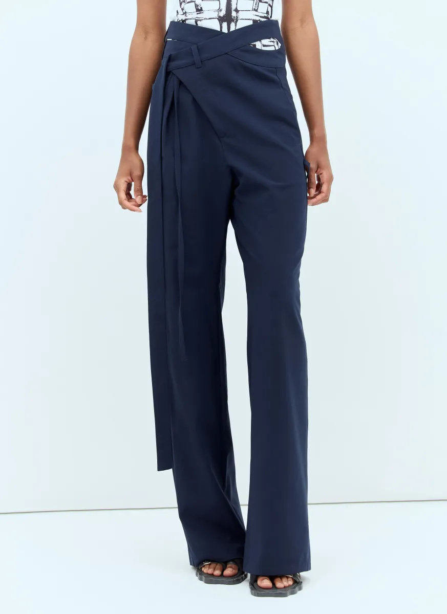 Signature Wrap Suit Pants