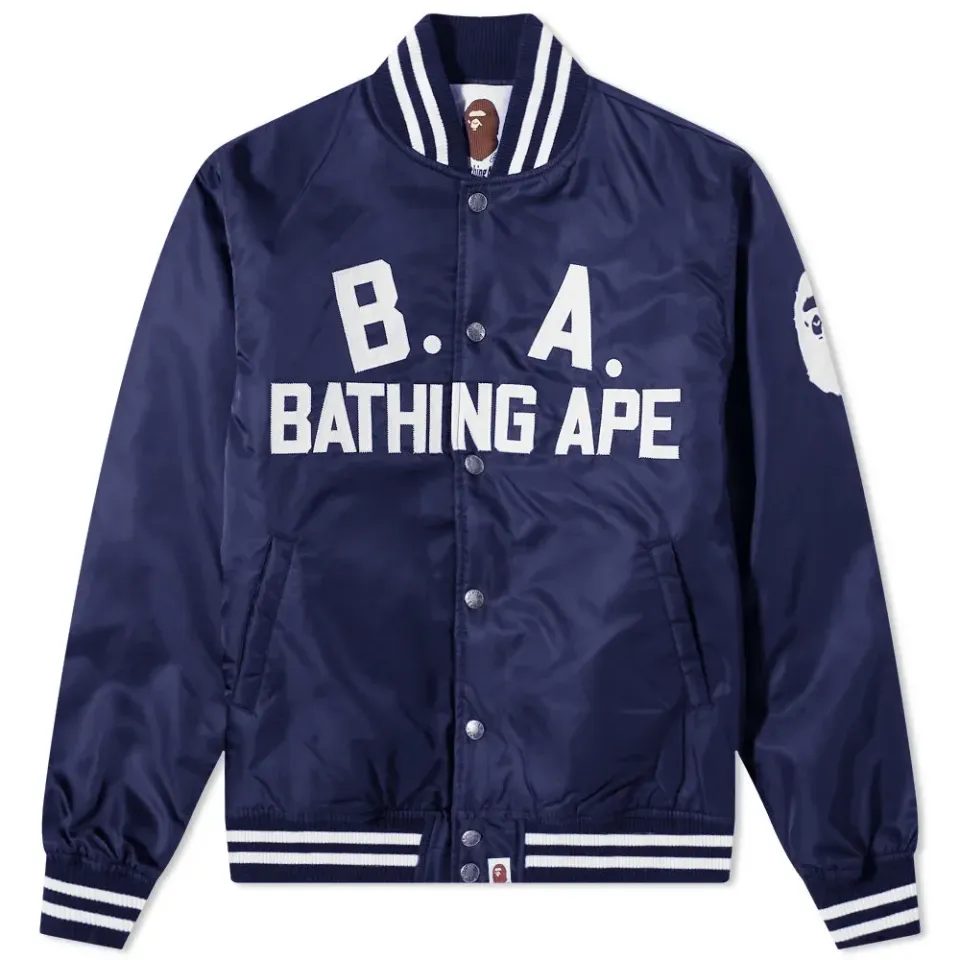 B.A. Nylon Varsity Jacket