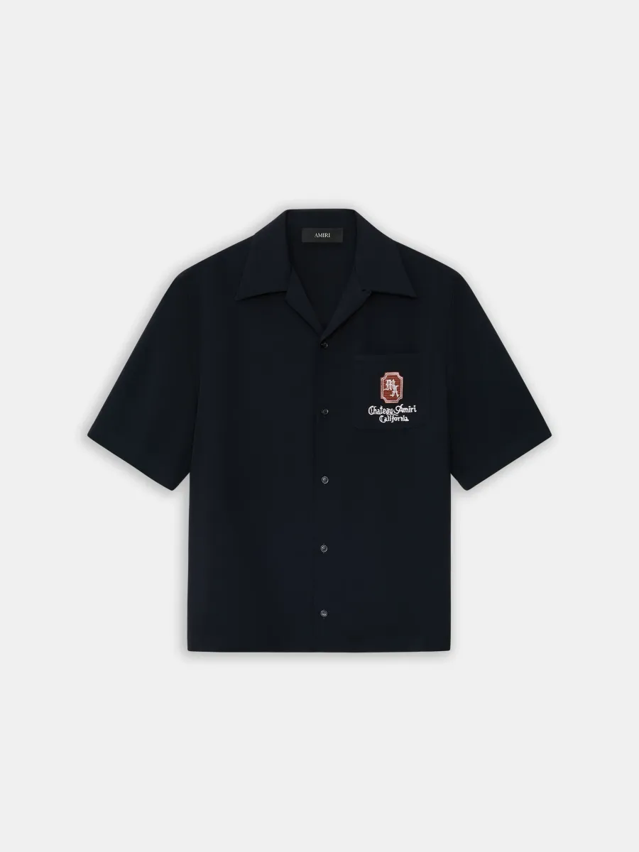 MA CHATEAU CAMP SHIRT - Black