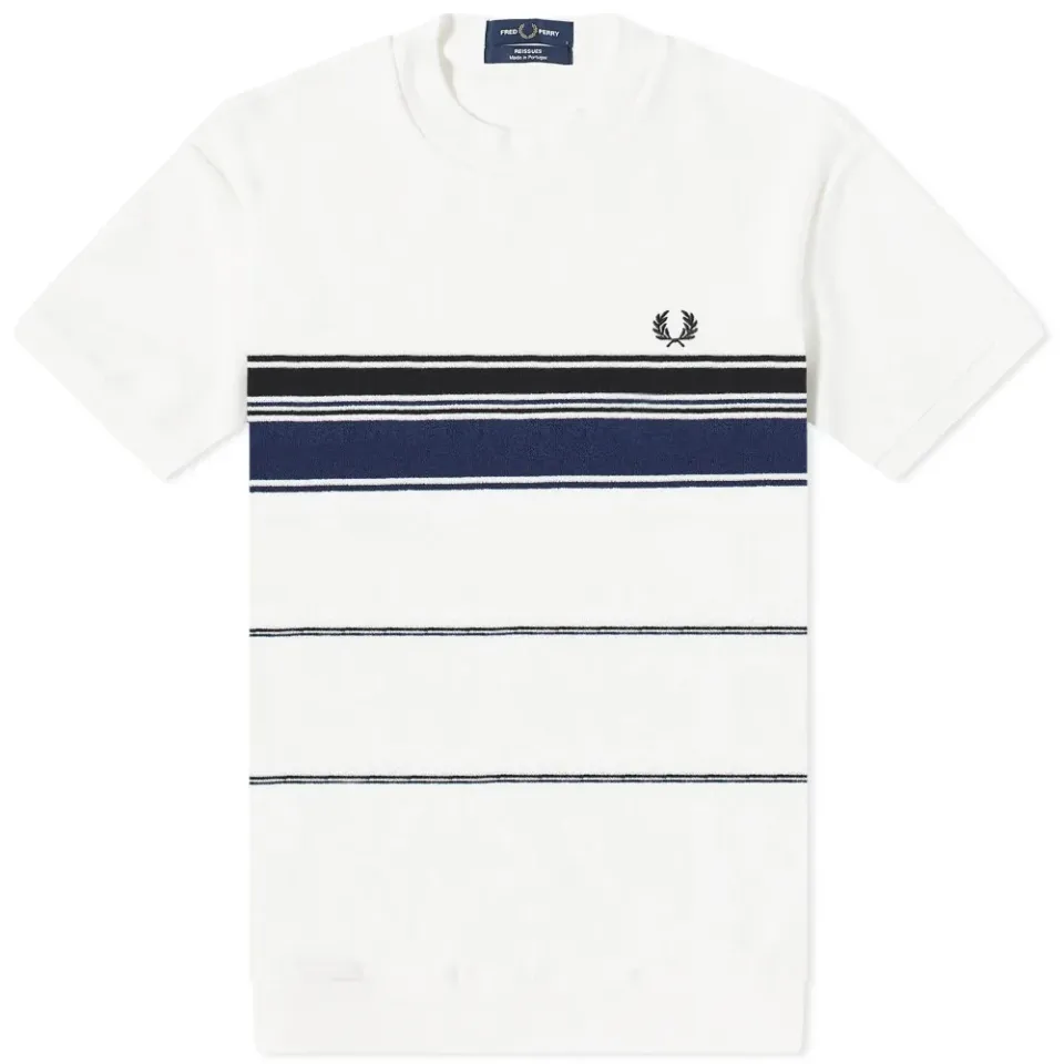 Stripe Towelling T-Shirt
