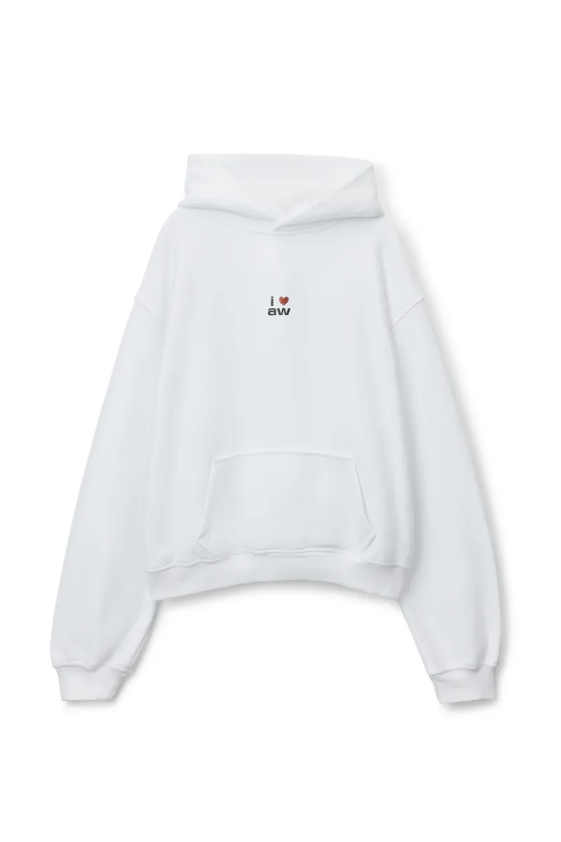 CRYSTAL HOTFIX I HEART AW HOODIE
