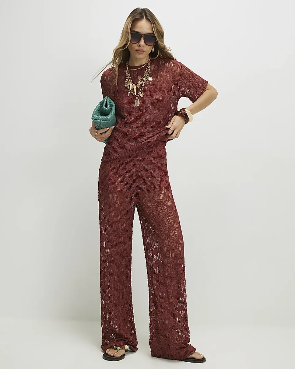 Crochet Lace Trousers