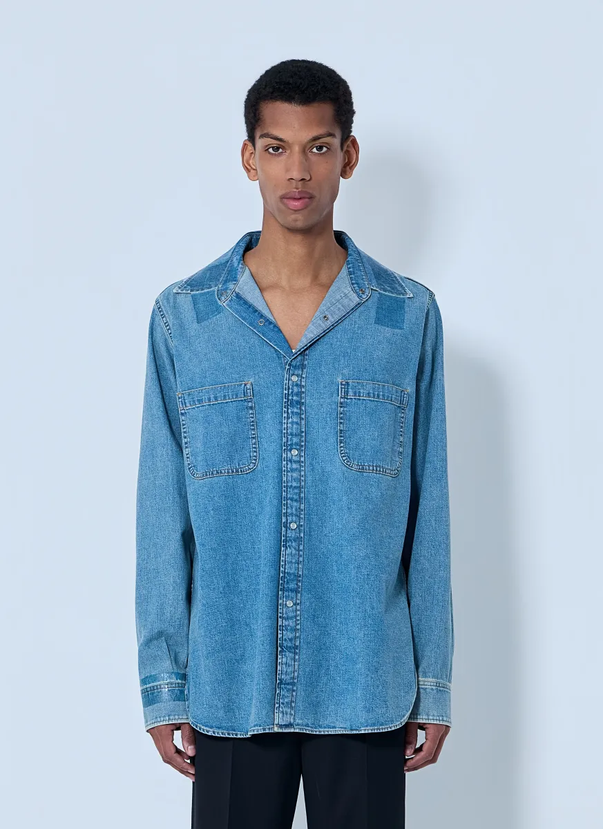 Denim Button-Down Shirt