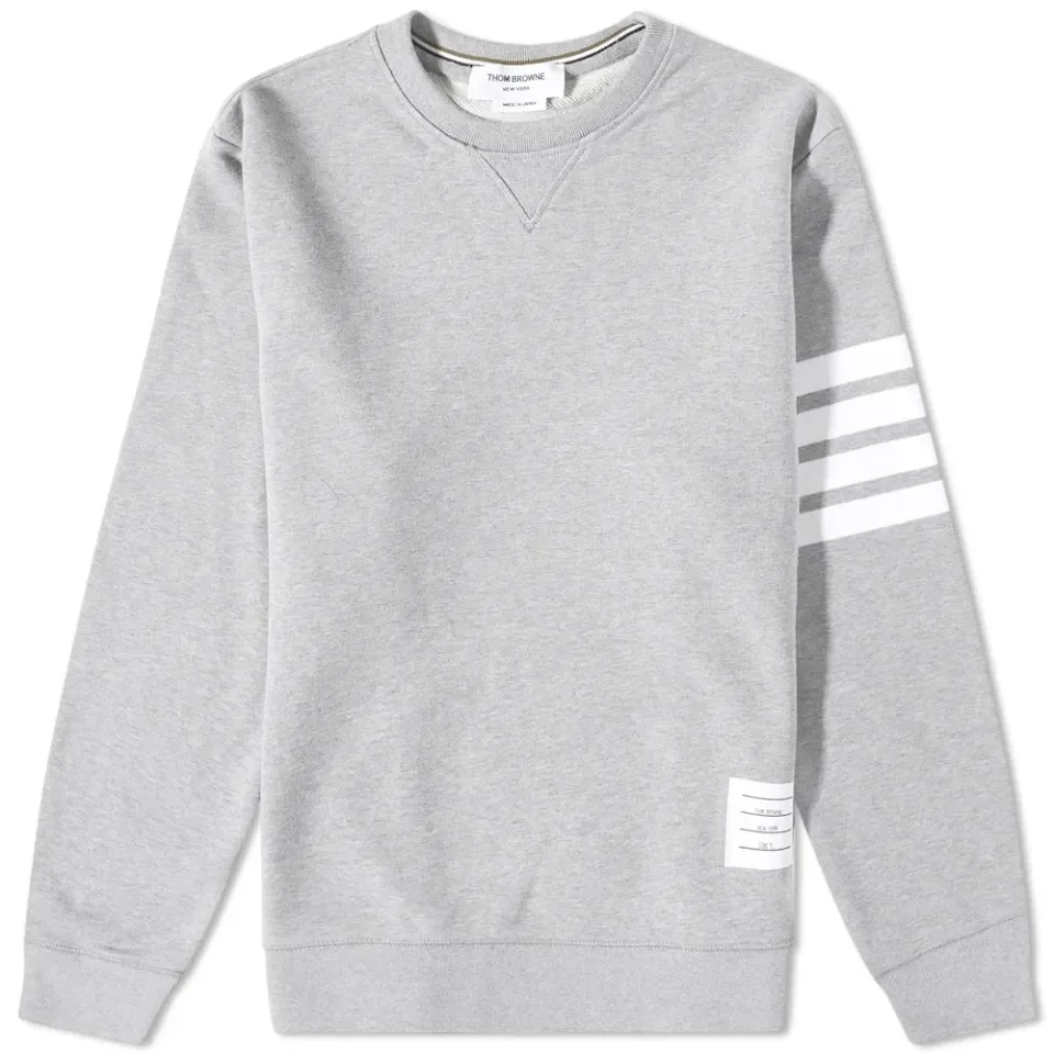 Engineered Stripe Crew Sweat