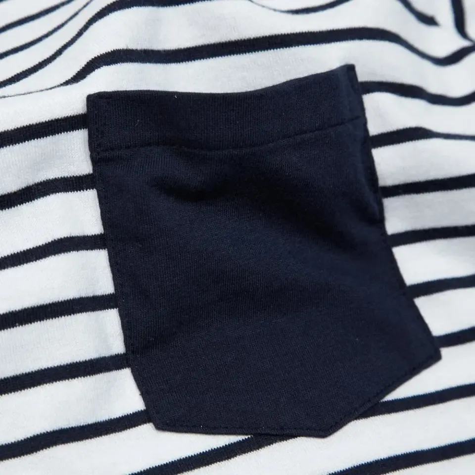 SOPHNET. Border Crew Neck Pocket Tee