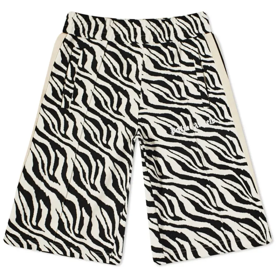 Zebra Jaquard Track Shorts