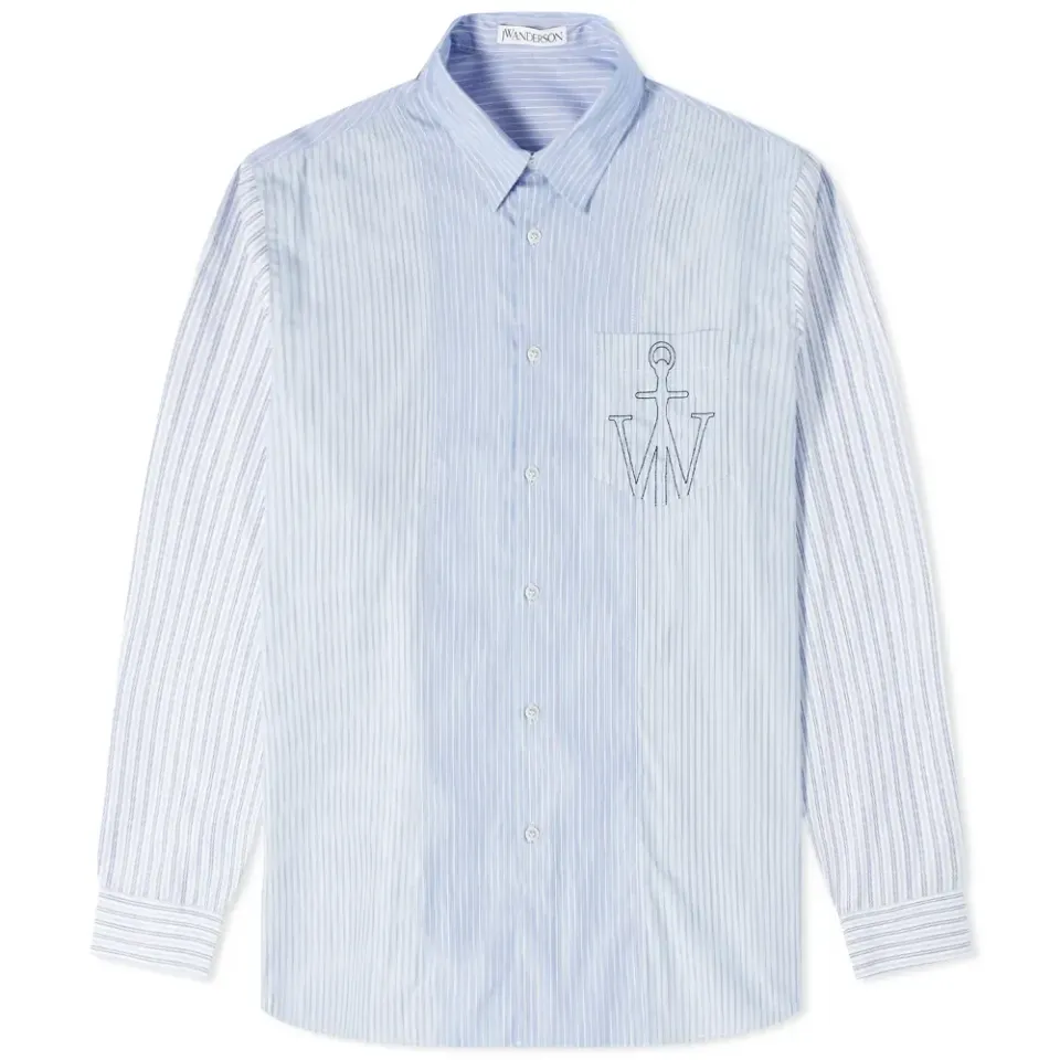Striped Patchwork Shirt