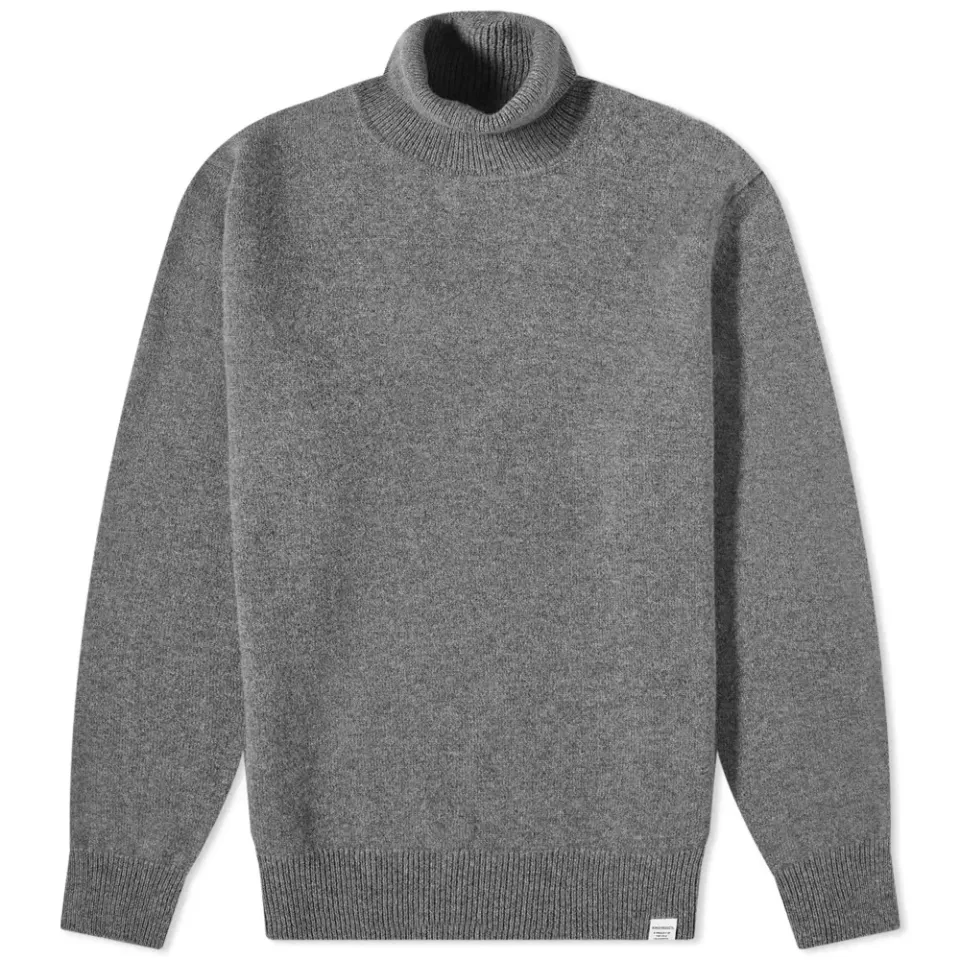 Kirk Lambswool Roll Neck Knit