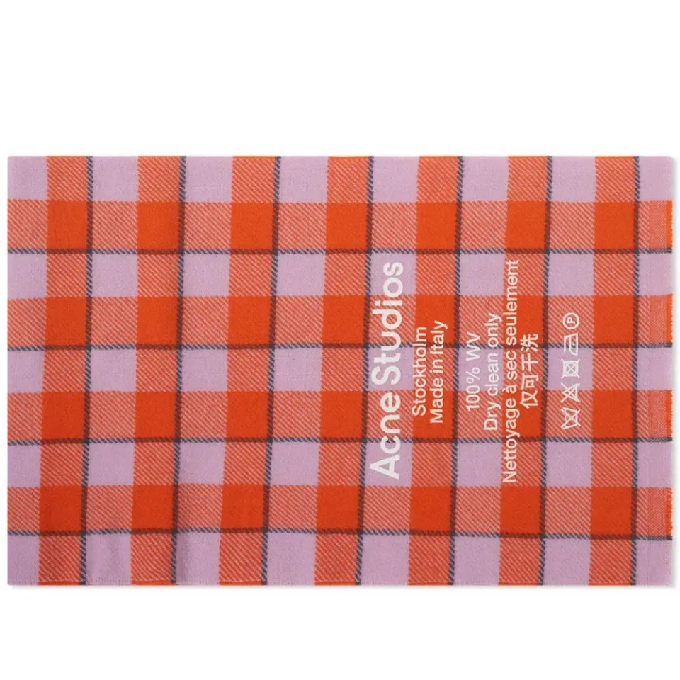 Cassiar Check Narrow New Scarf