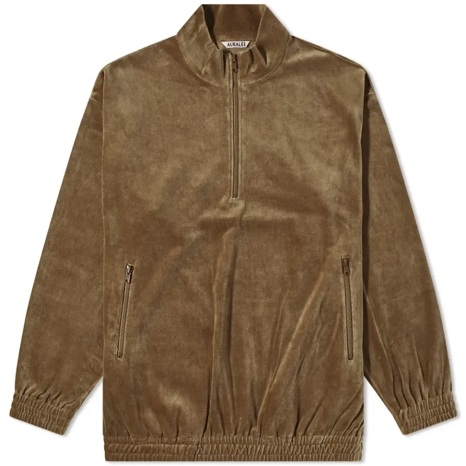 Velour Quarter Zip