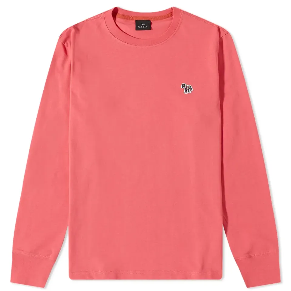 Long Sleeve Zebra Logo T-Shirt