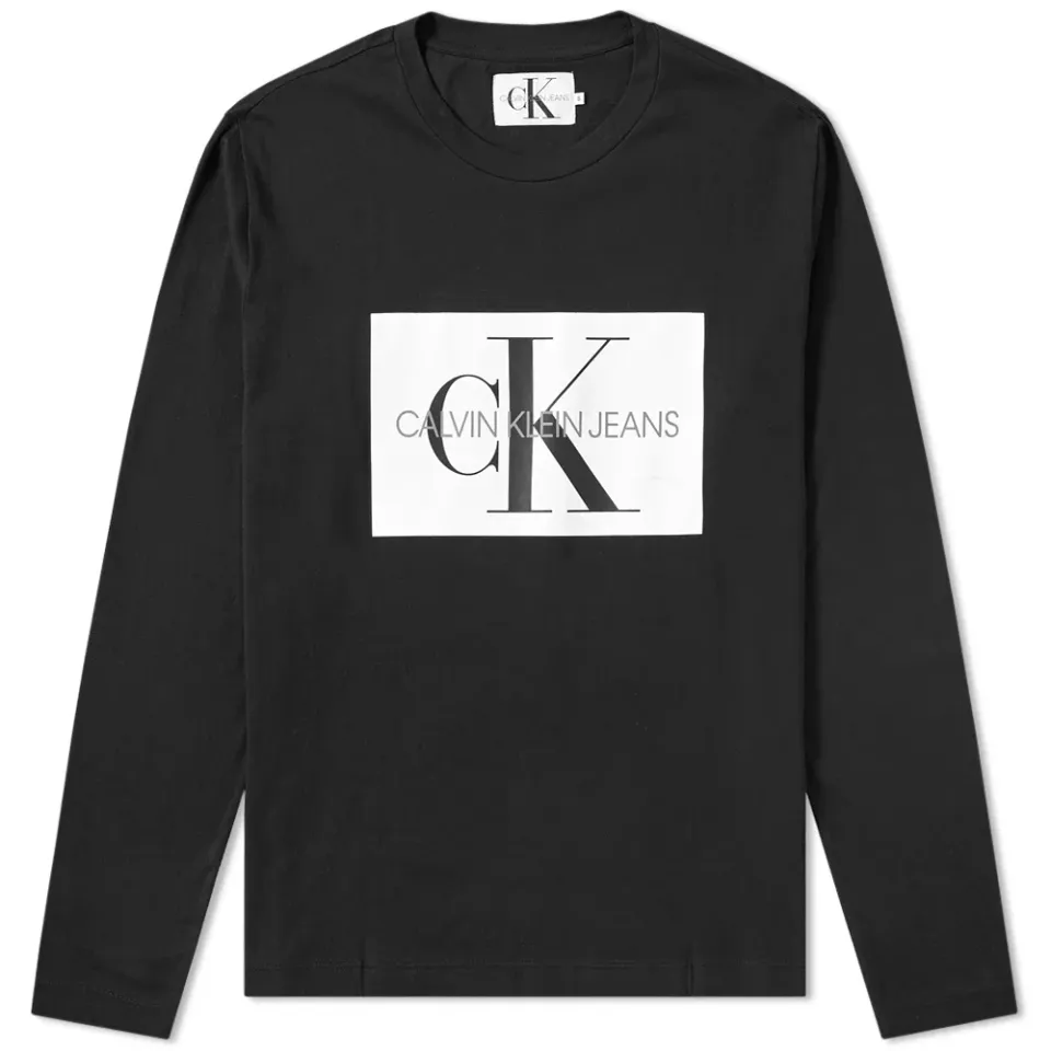 Long Sleeve Monogram Box Logo Tee