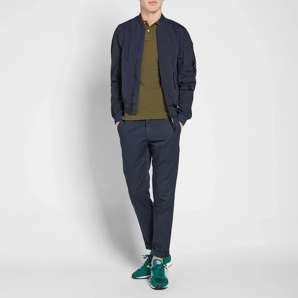 Nycra Stretch Arm Lens Bomber Jacket