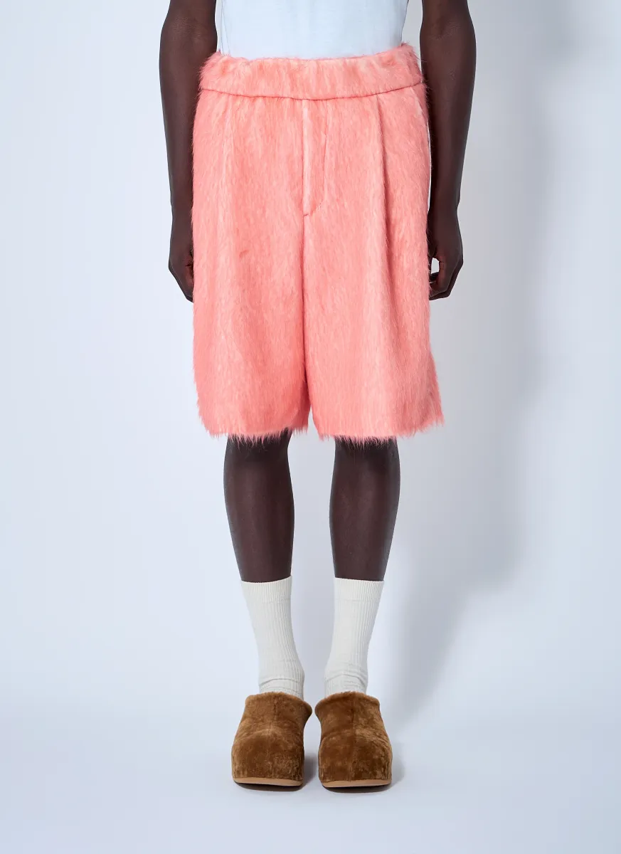 Brushed Wool Shorts