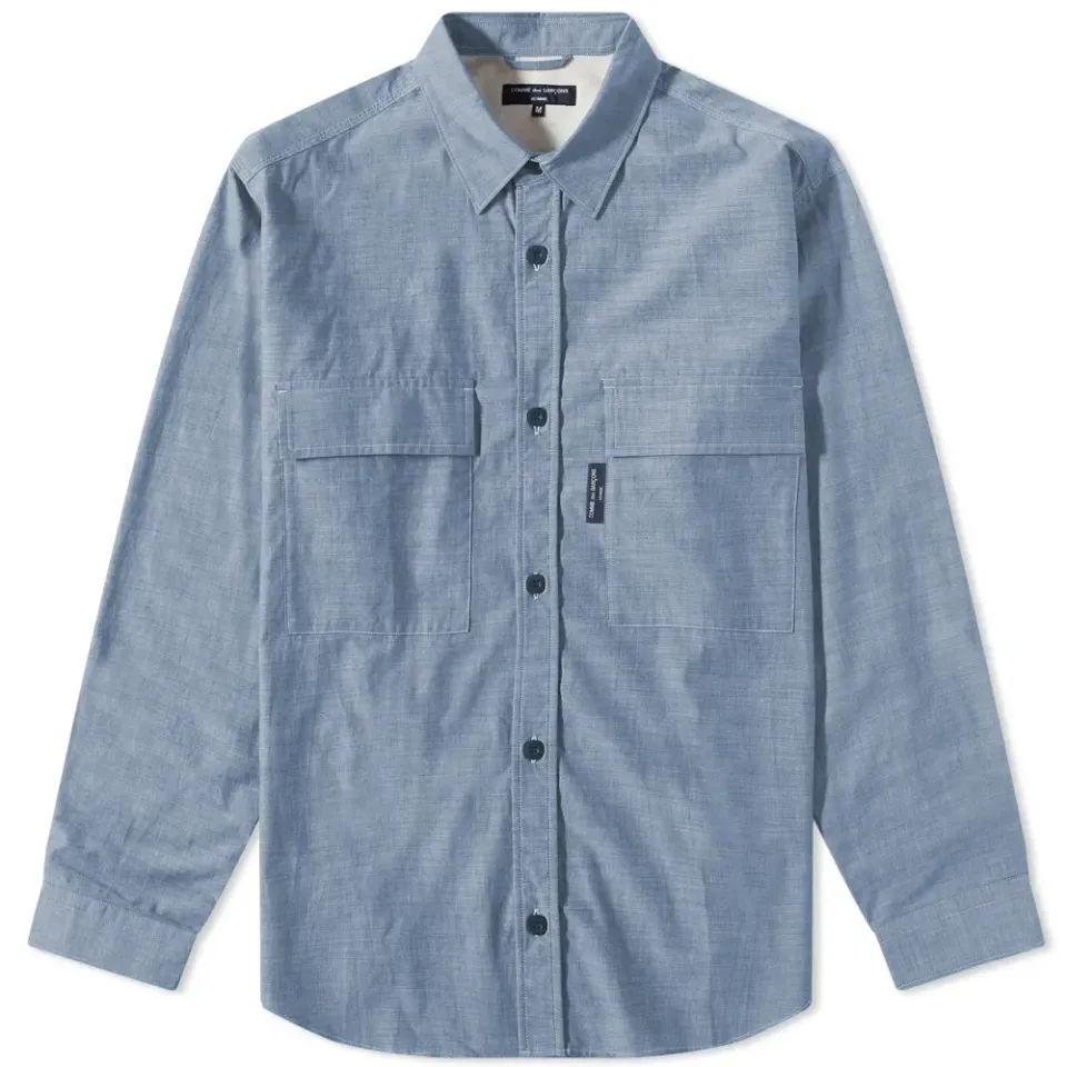 Back Logo Flannel Overshirt