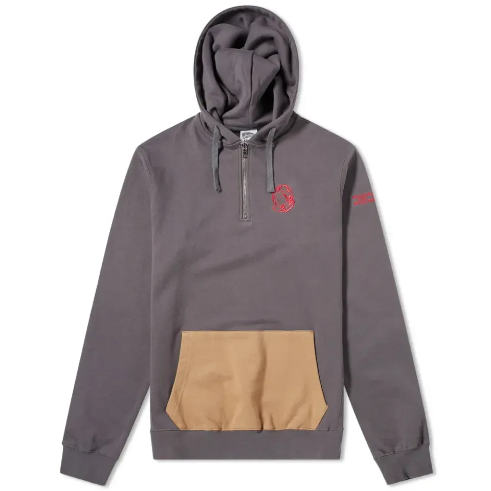 Small Helmet 1/4 Zip Hoody