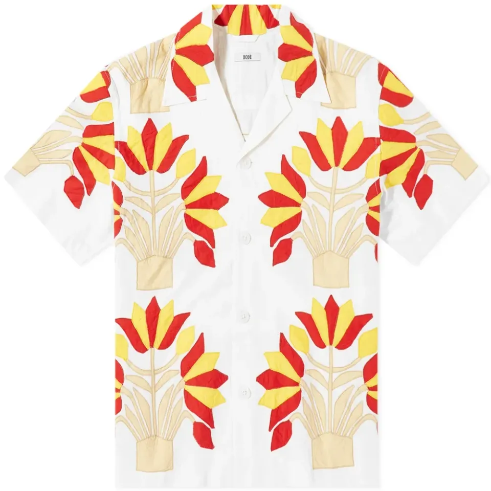 Foliage Applique Vacation Shirt