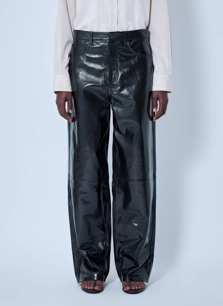 Bruun Lacquer Baggy Trousers