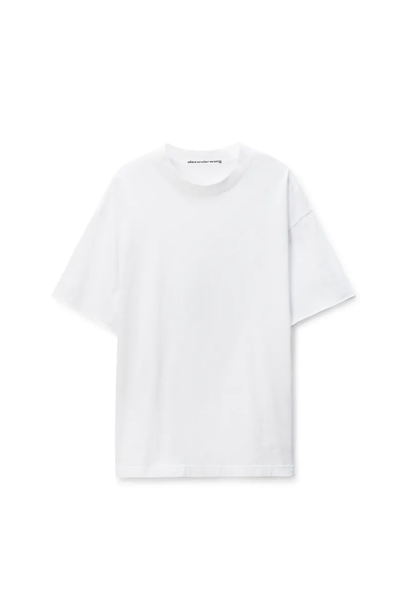 White Cotton Logo T-Shirt