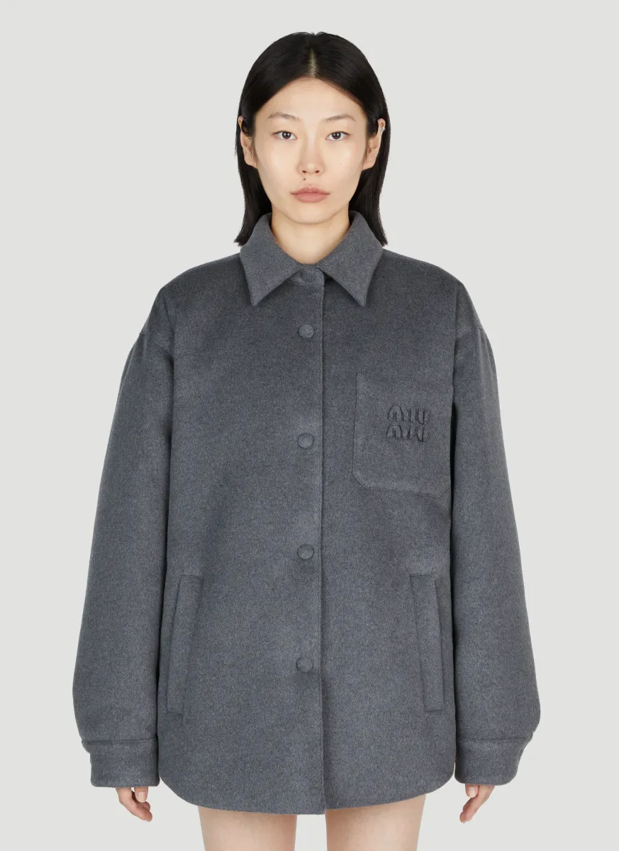Padded Velour Jacket