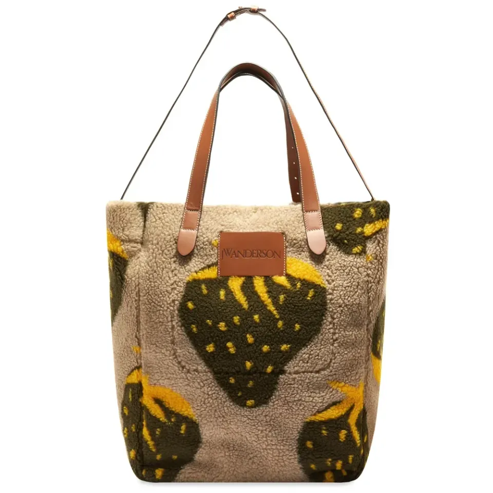 Oversized Fleece Shopper Bag