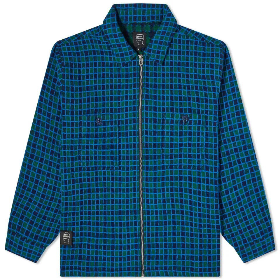 Check Mate Flannel Zip Shirt Jacket