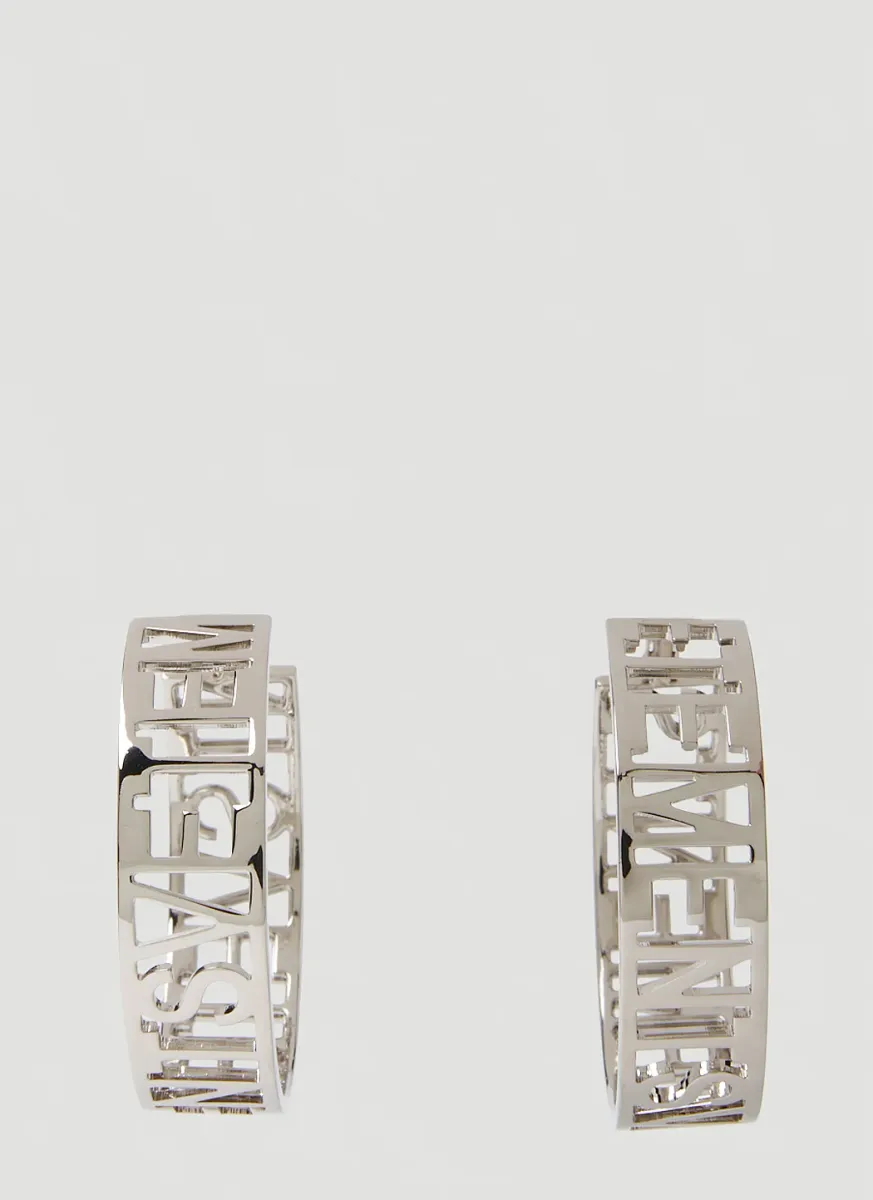 Logo Hoop Earrings