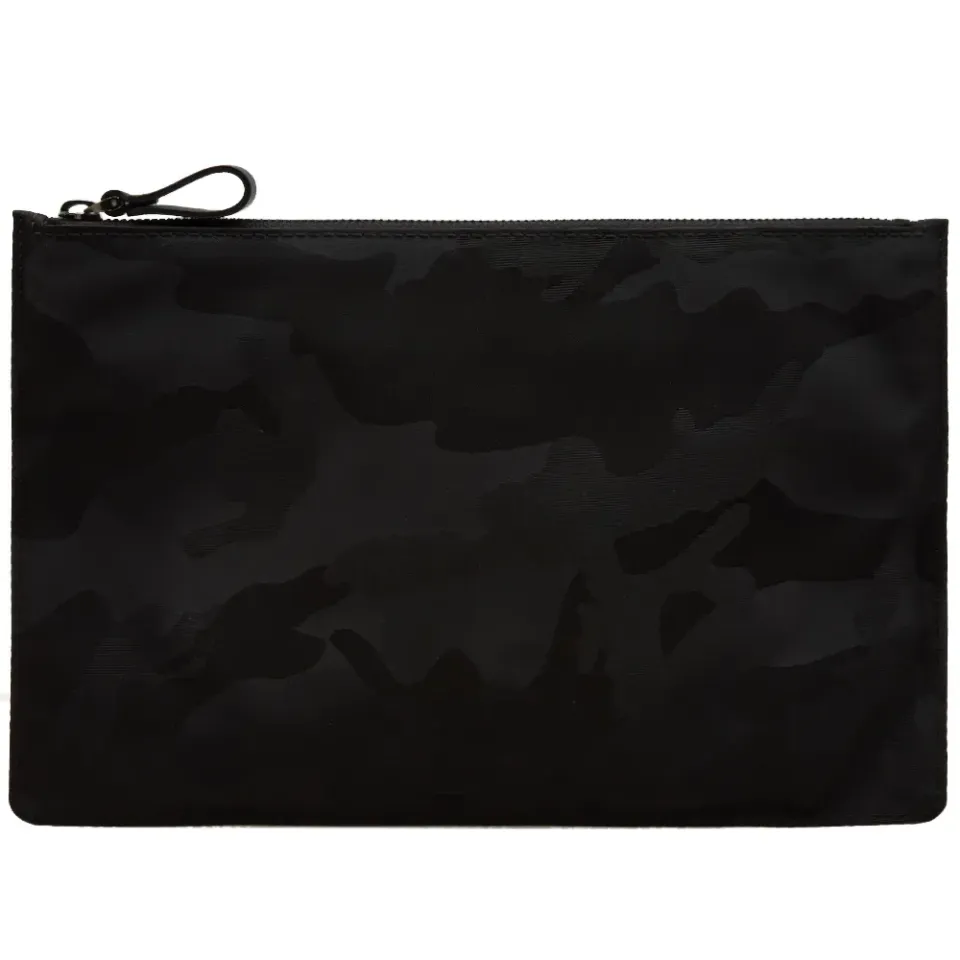 Jacquard Camo Pouch