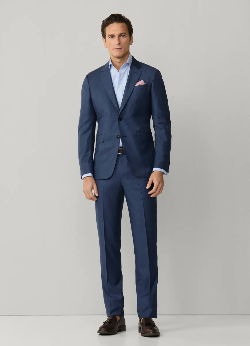 Wool Sharkskin Suit - Woven in Italy