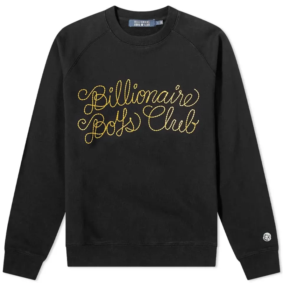 Glitter Rope Logo Crew Sweat