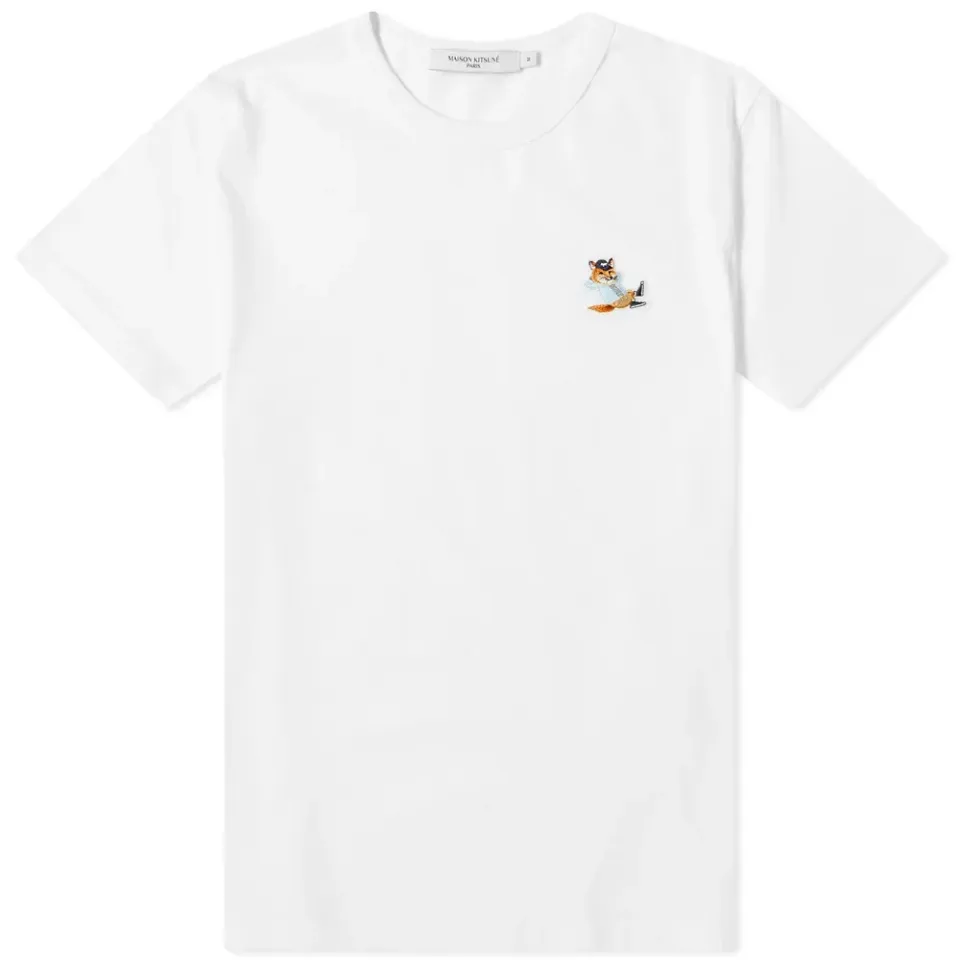 Maison Kitsuné Dressed Fox Patch Classic T-Shirt