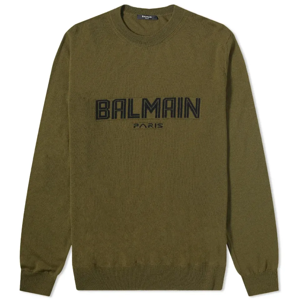Merino Logo Crew Knit
