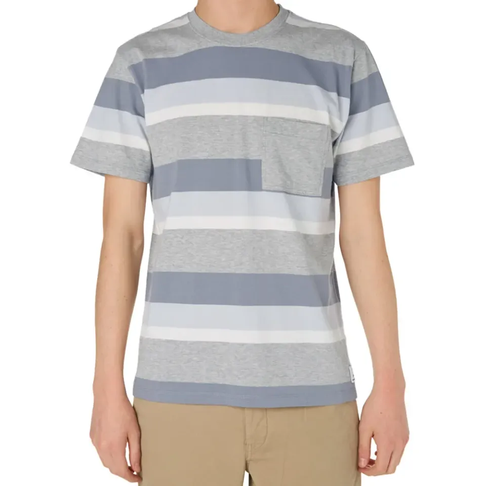 Variated Stripe Pocket Tee