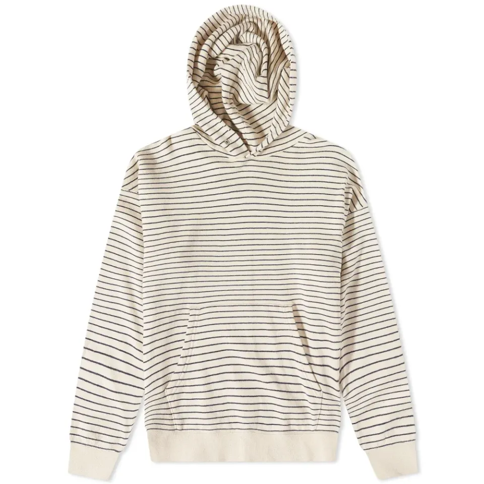Border Striped Popover Hoody