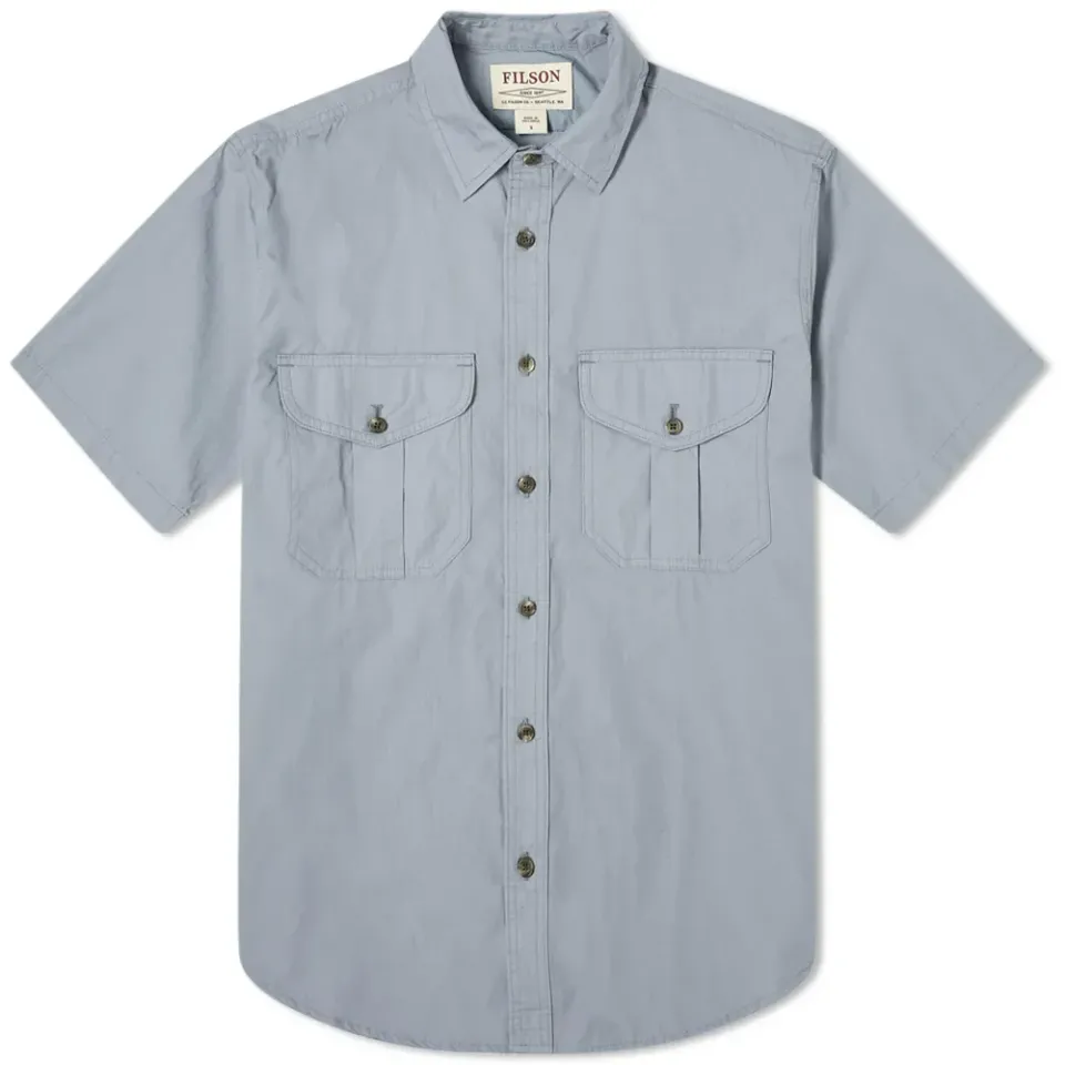 Short Sleeve Feather Cloth Shirt