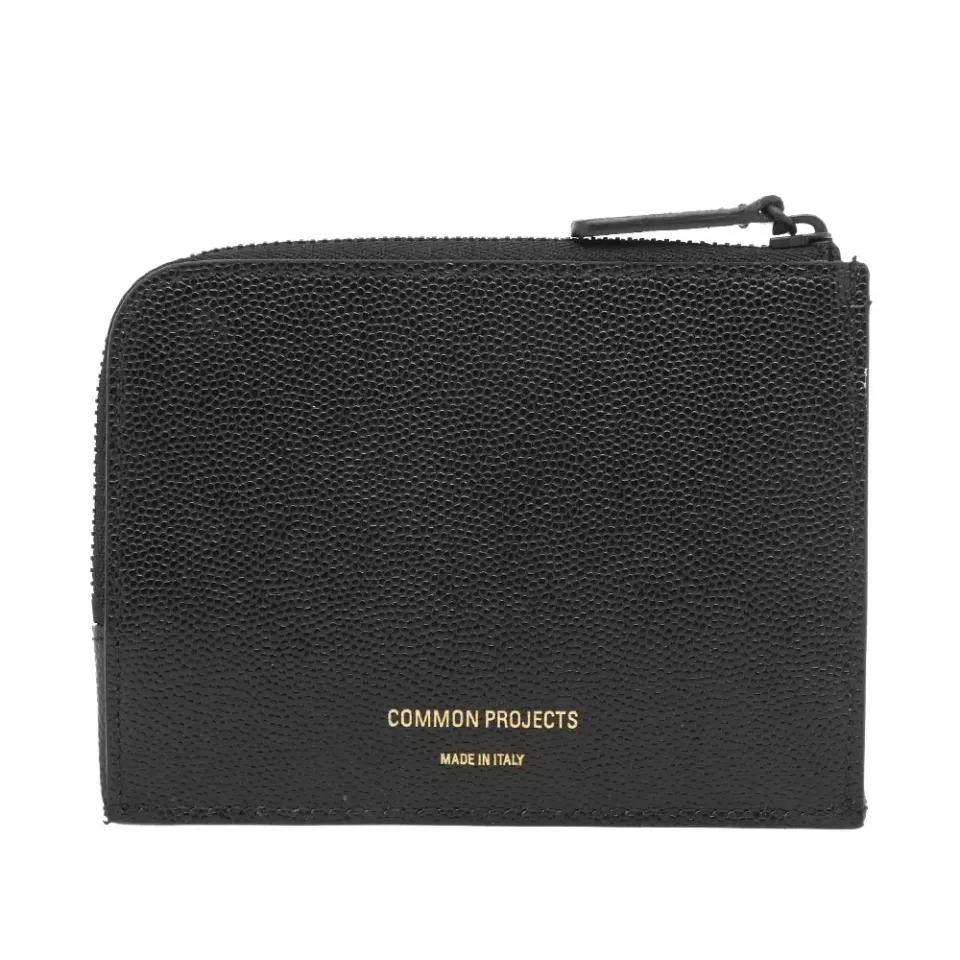 Grain Leather Zip Wallet