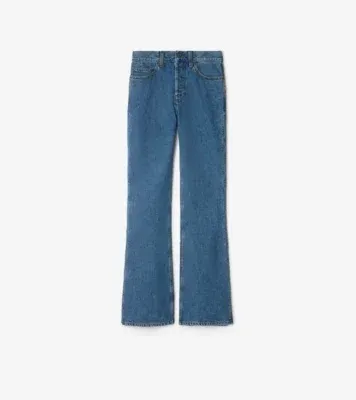High Rise Bootcut Jeans in Mid blue - Women, Cotton