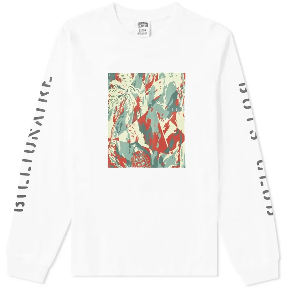 Long Sleeve Lizard Camo Tile Tee