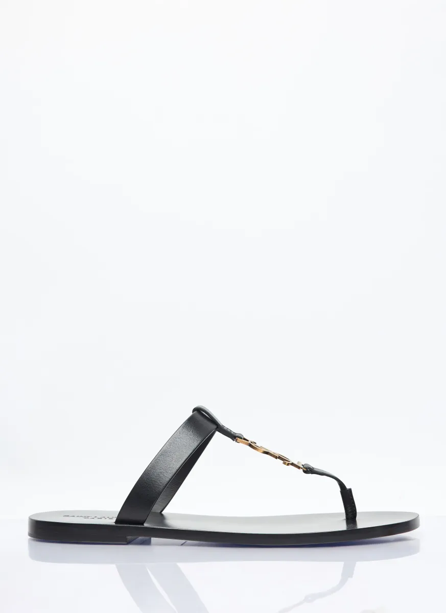 Cassandre Leather Slides