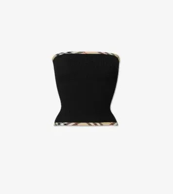 Devyn Swim Skirt/Tube Top in Black - Women, Nylon