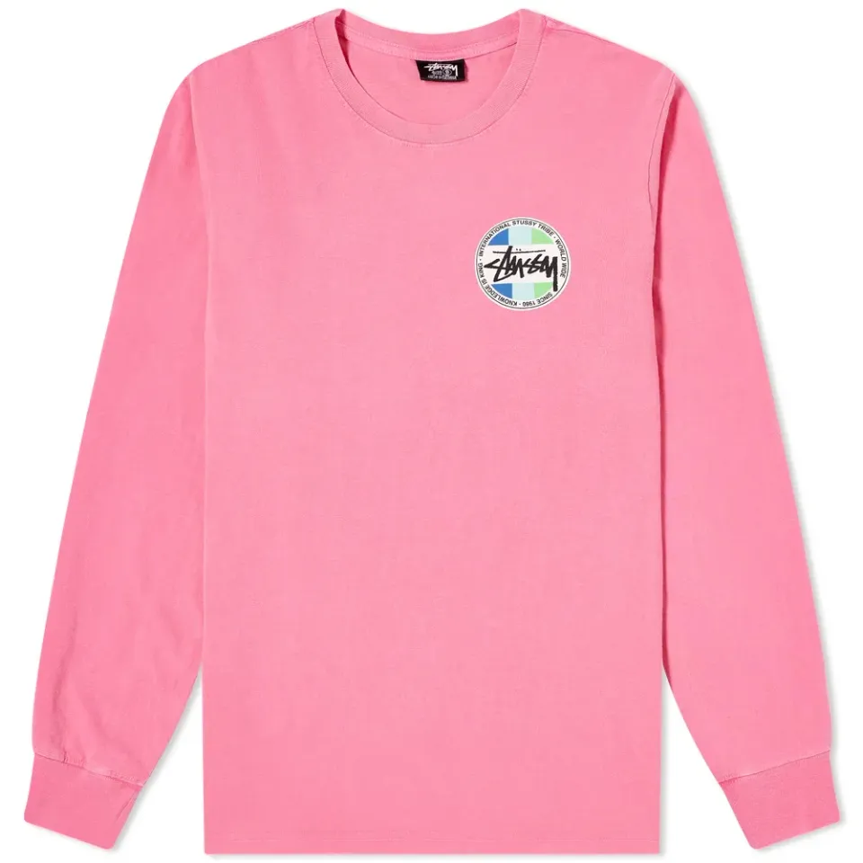 Long Sleeve Classic Dot Pigment Dyed T-Shirt