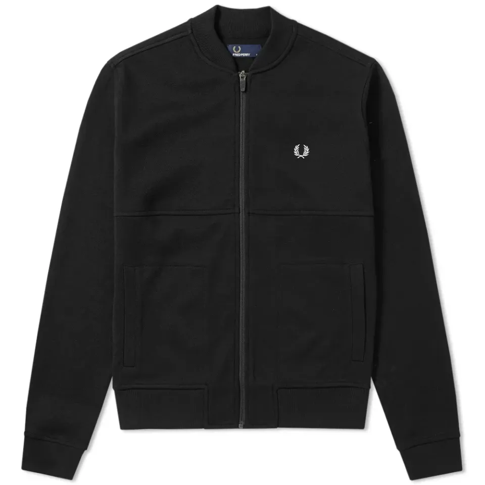 Fred Perry Pique Bomber Sweat